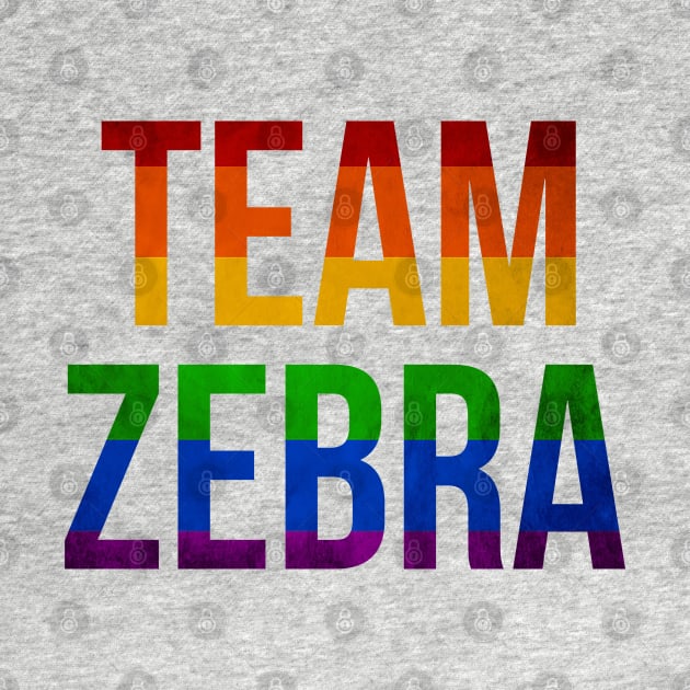Team Zebra Gay Pride by fearcity